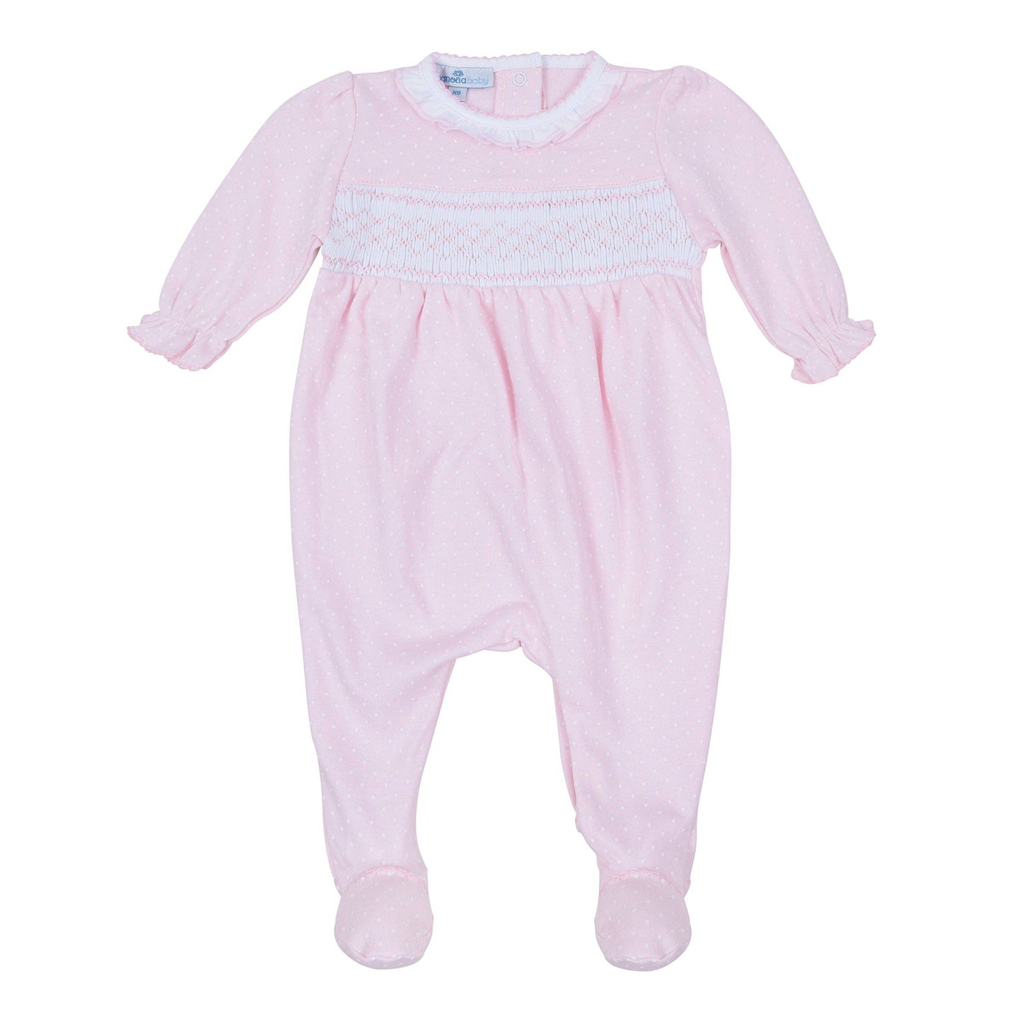 Magnolia Baby - Simply Sweet Smocked Footie - Pink