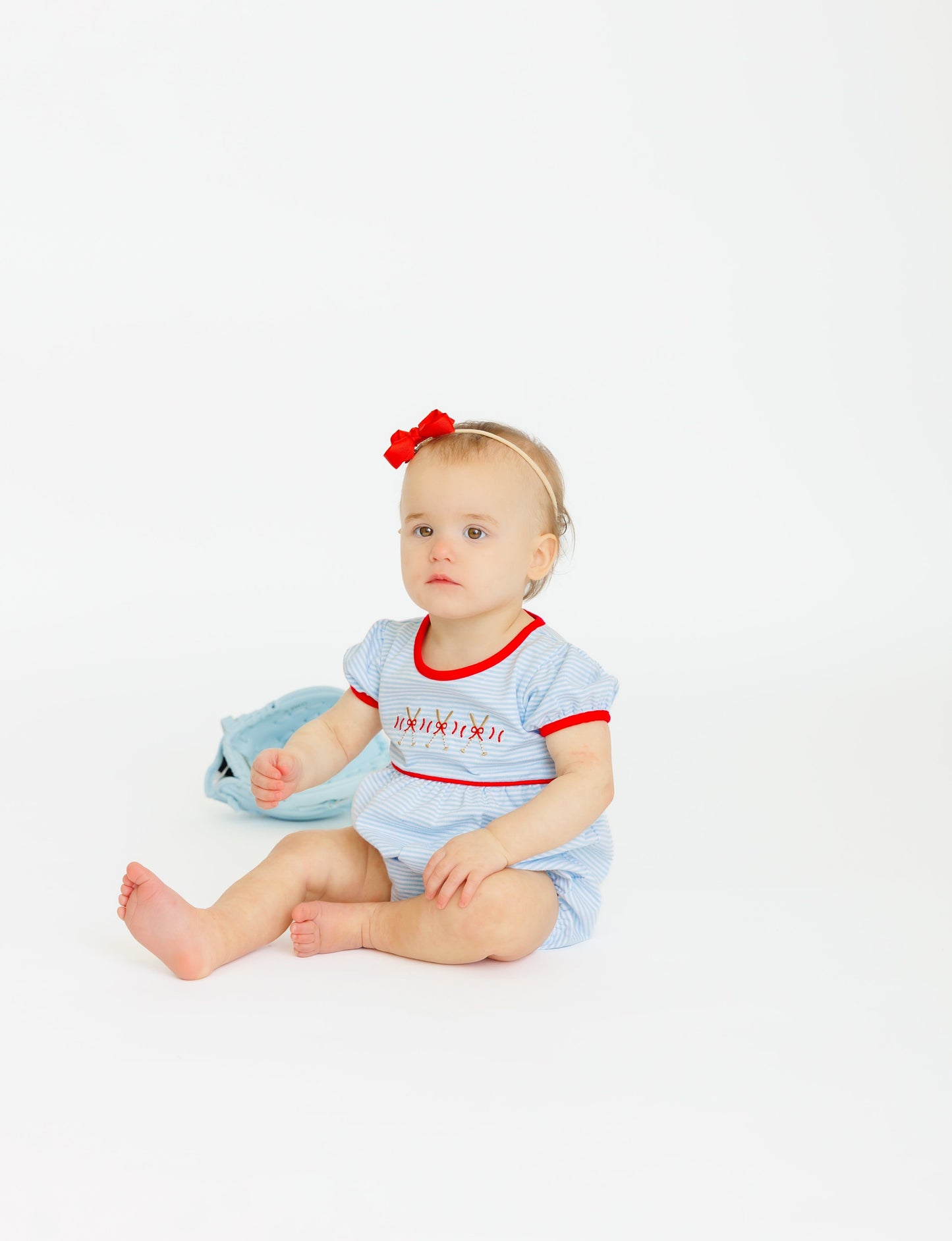 Itsy Bitsy Baseball Girl Bubble