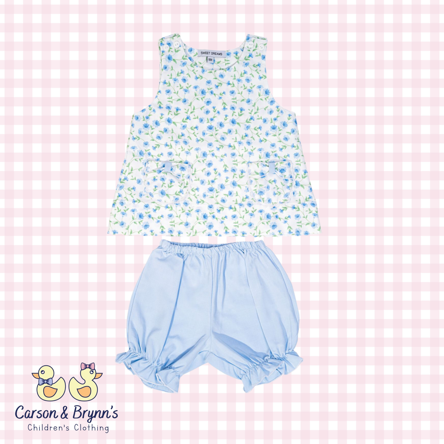 Sweet Dreams Glory Floral Bloomer Set