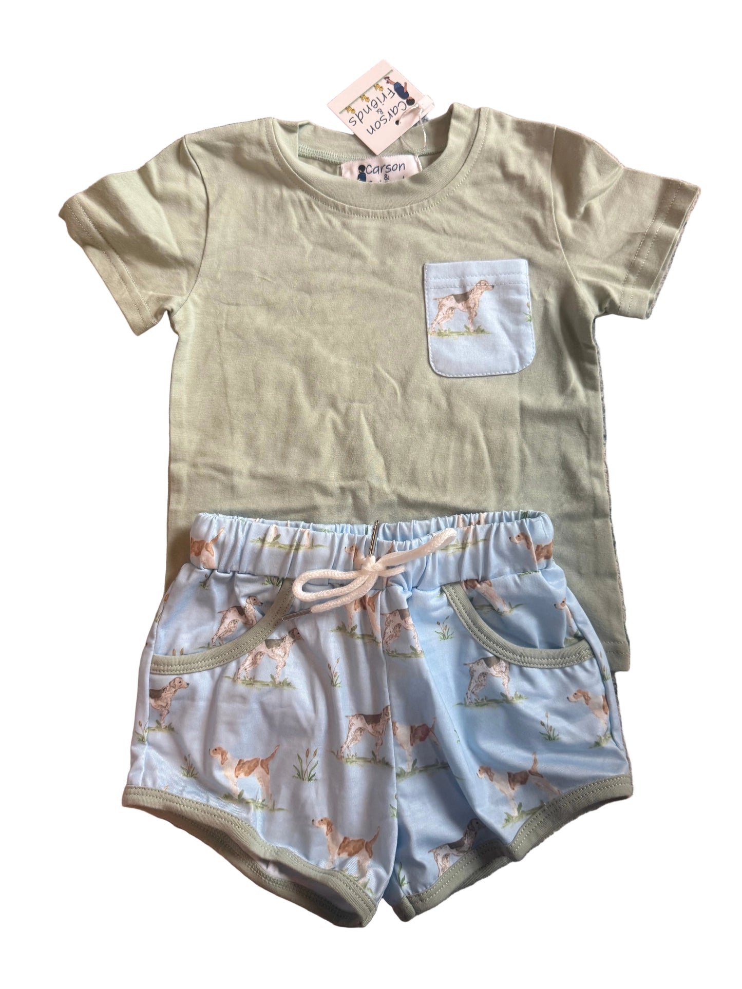 Carson and Friends Hunting Dogs Short Set