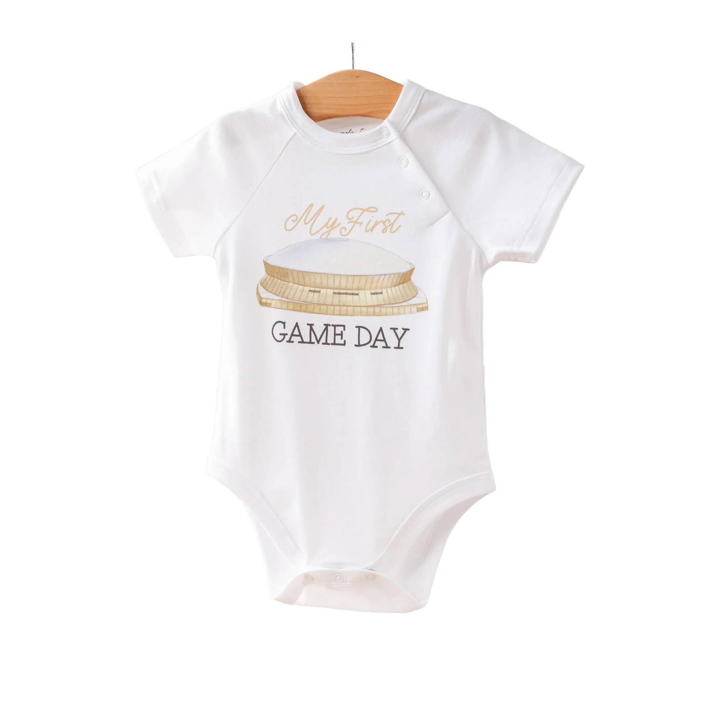 My First Game Day Organic Cotton Onesie- Saints