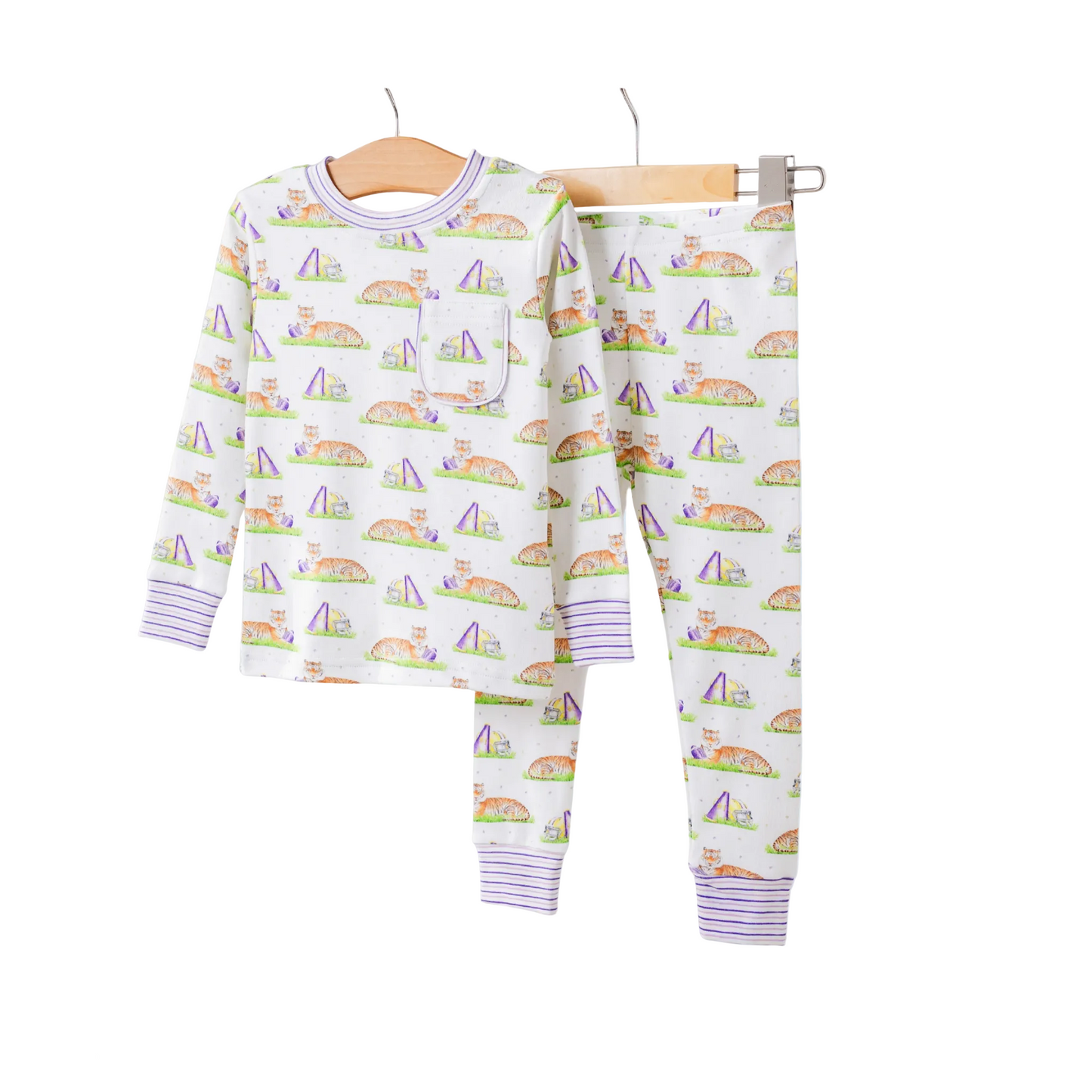 Mascot Mania in Louisiana Organic Cotton Pajama