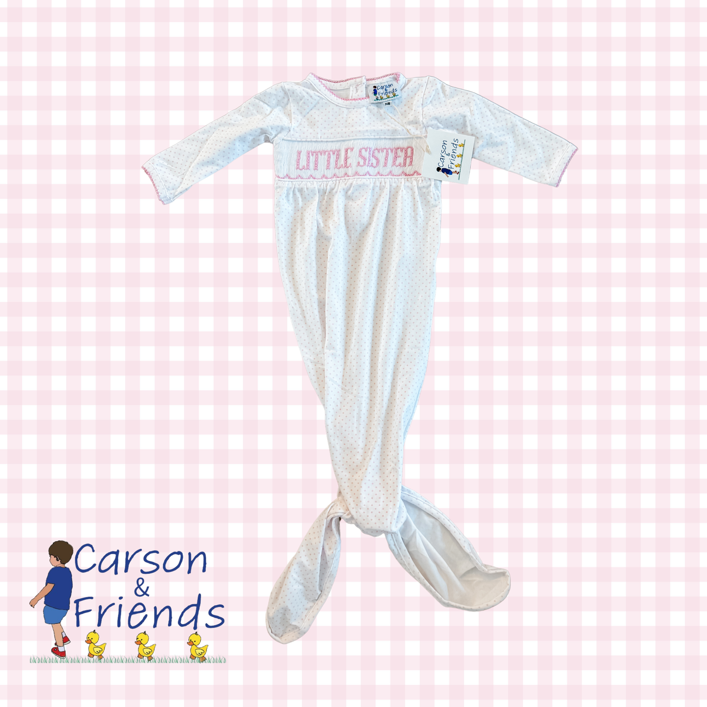 Carson and Friends “Little Sister” Knotted Gown