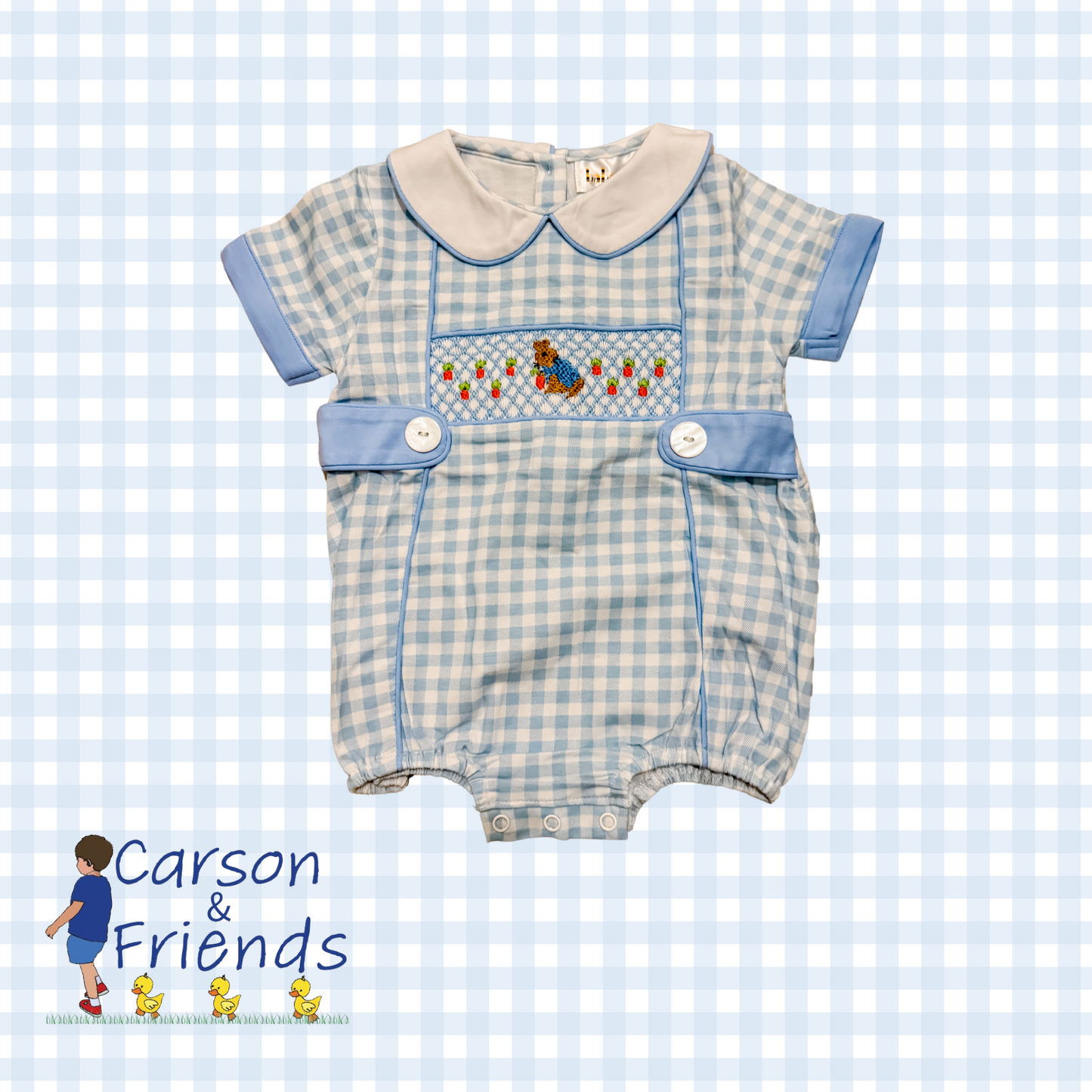 Bunny Smocked Bubble