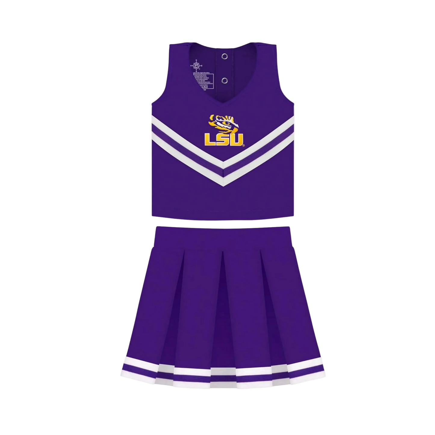 Creative Knitwear Two Piece LSU Cheer Uniform