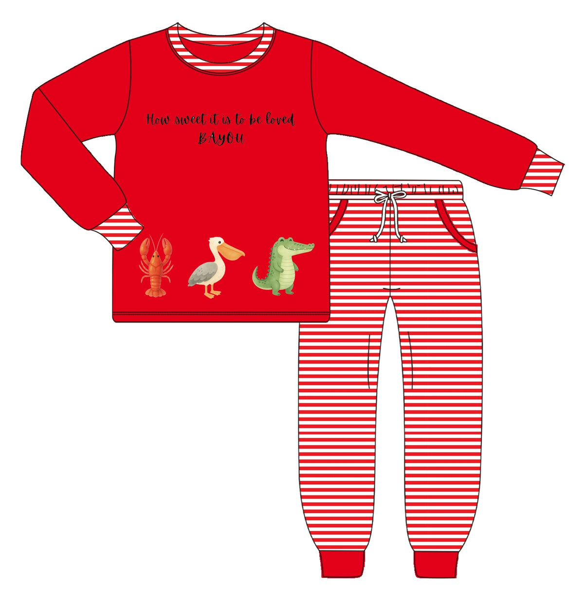 PRESALE ETA JANUARY- Loved Bayou Jogger Set