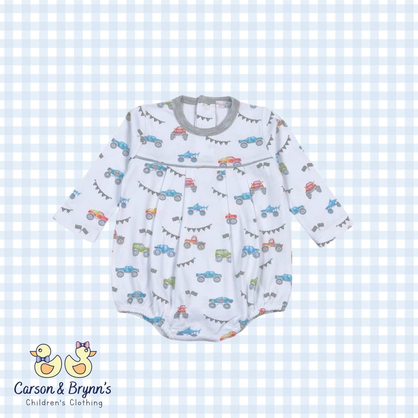 Baby Loren Monster Trucks Pima Bubble