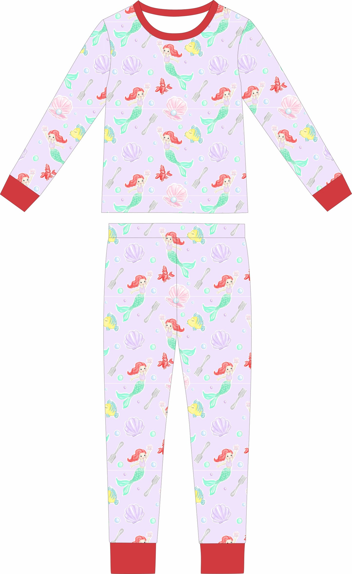 PREORDER ETA SEPTEMBER- Bamboo Viscose Pajama Set- Under the Sea