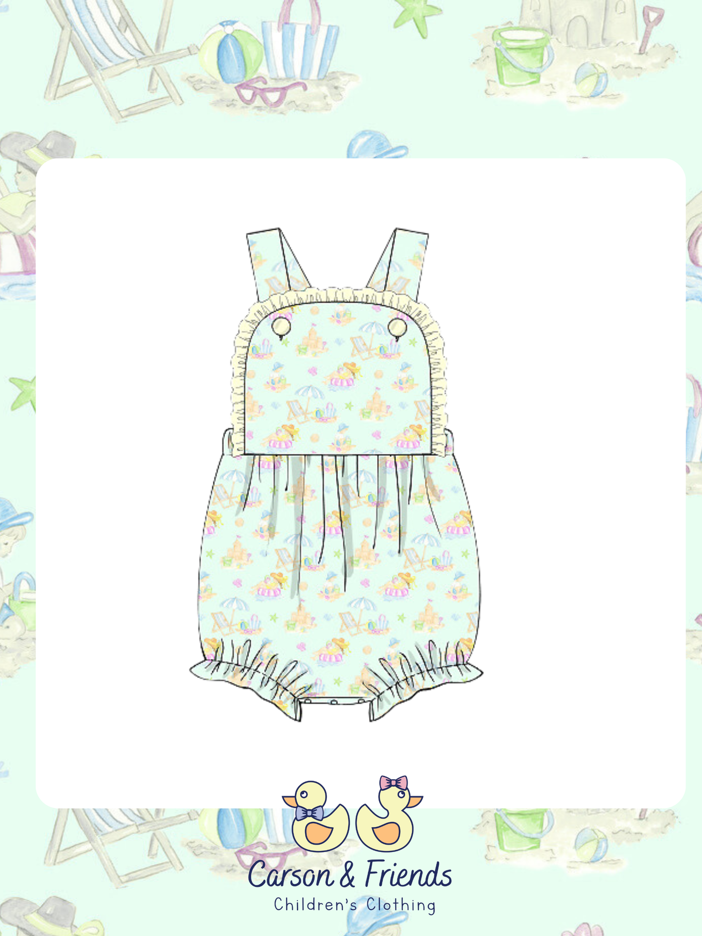 PRESALE- Beach Days Girls Bubble