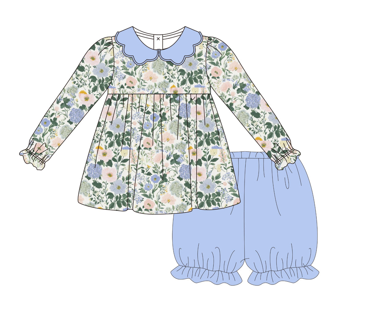 PRESALE ETA JANUARY Wildflowers Bloomer Short Set