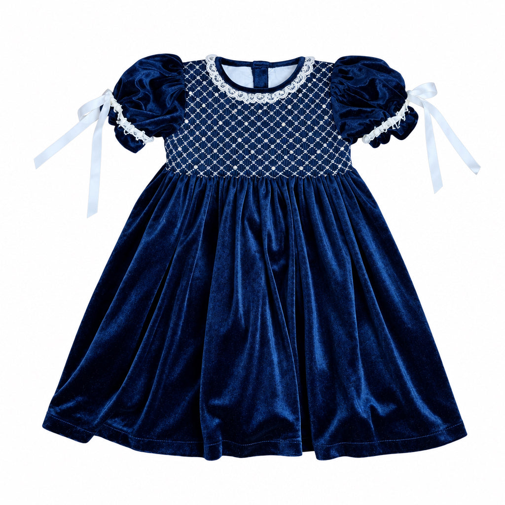 Carson and Friends Velvet and Pearls Dress