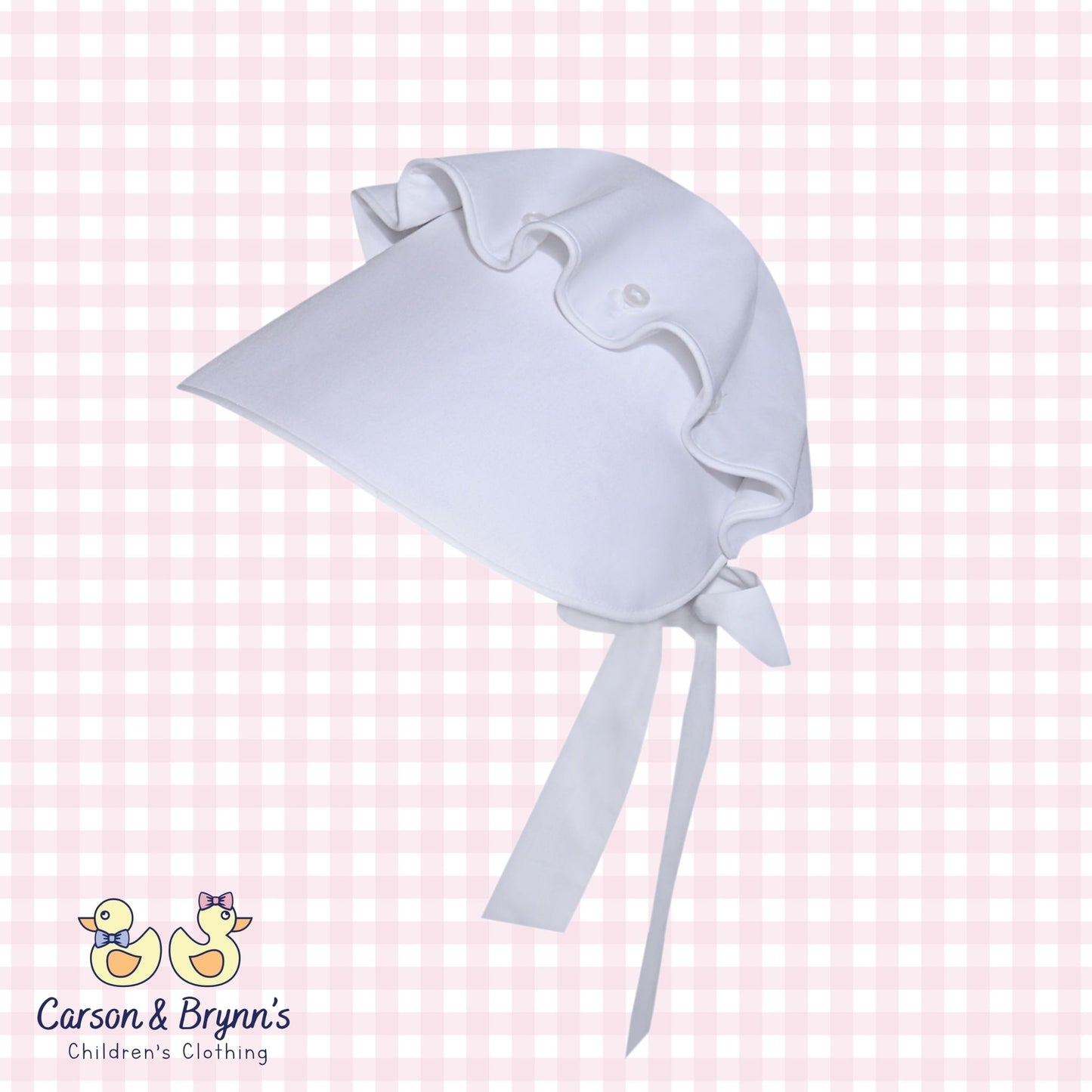 Baby Sen White Bonnet