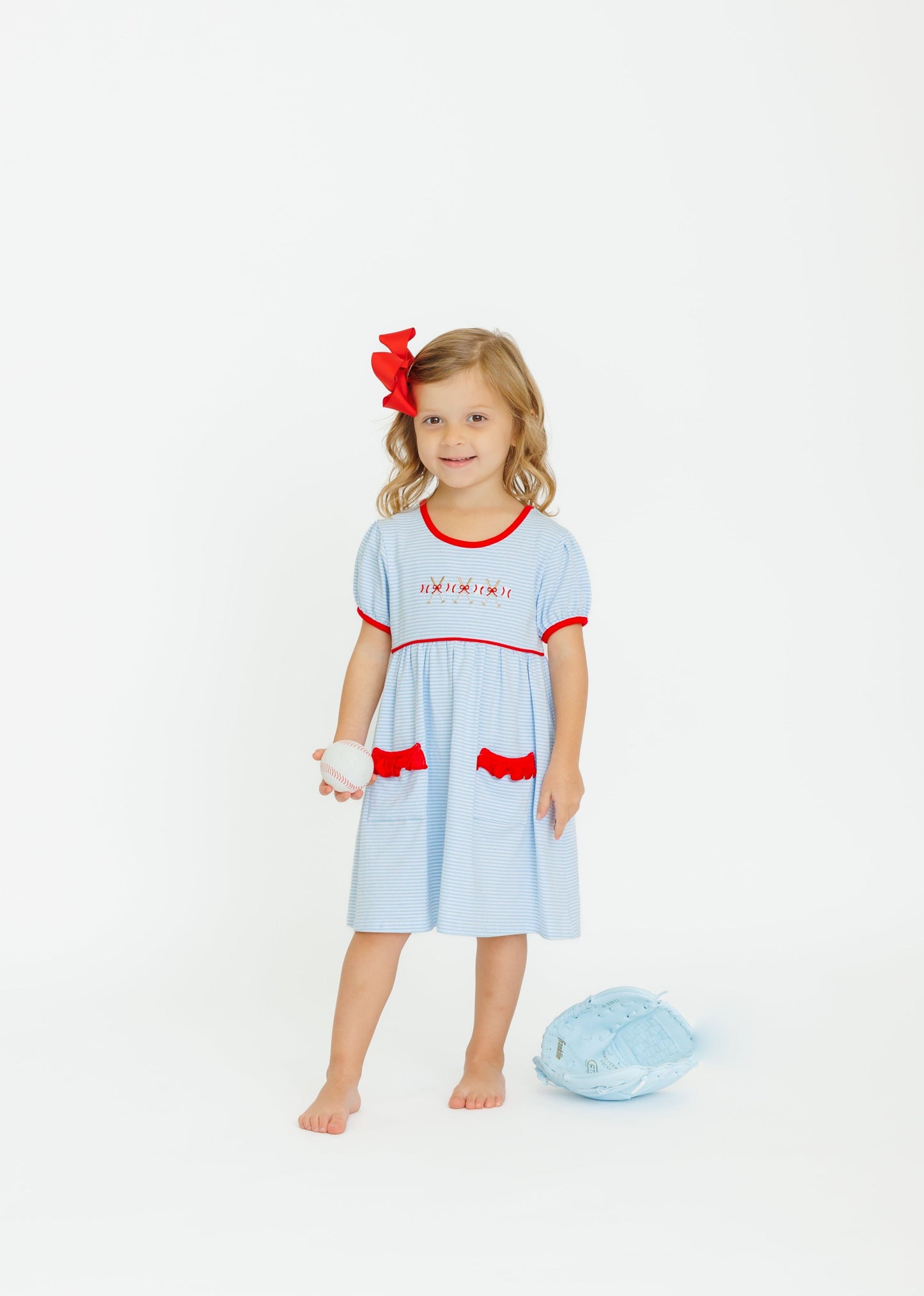 Itsy Bitsy Baseball Dress