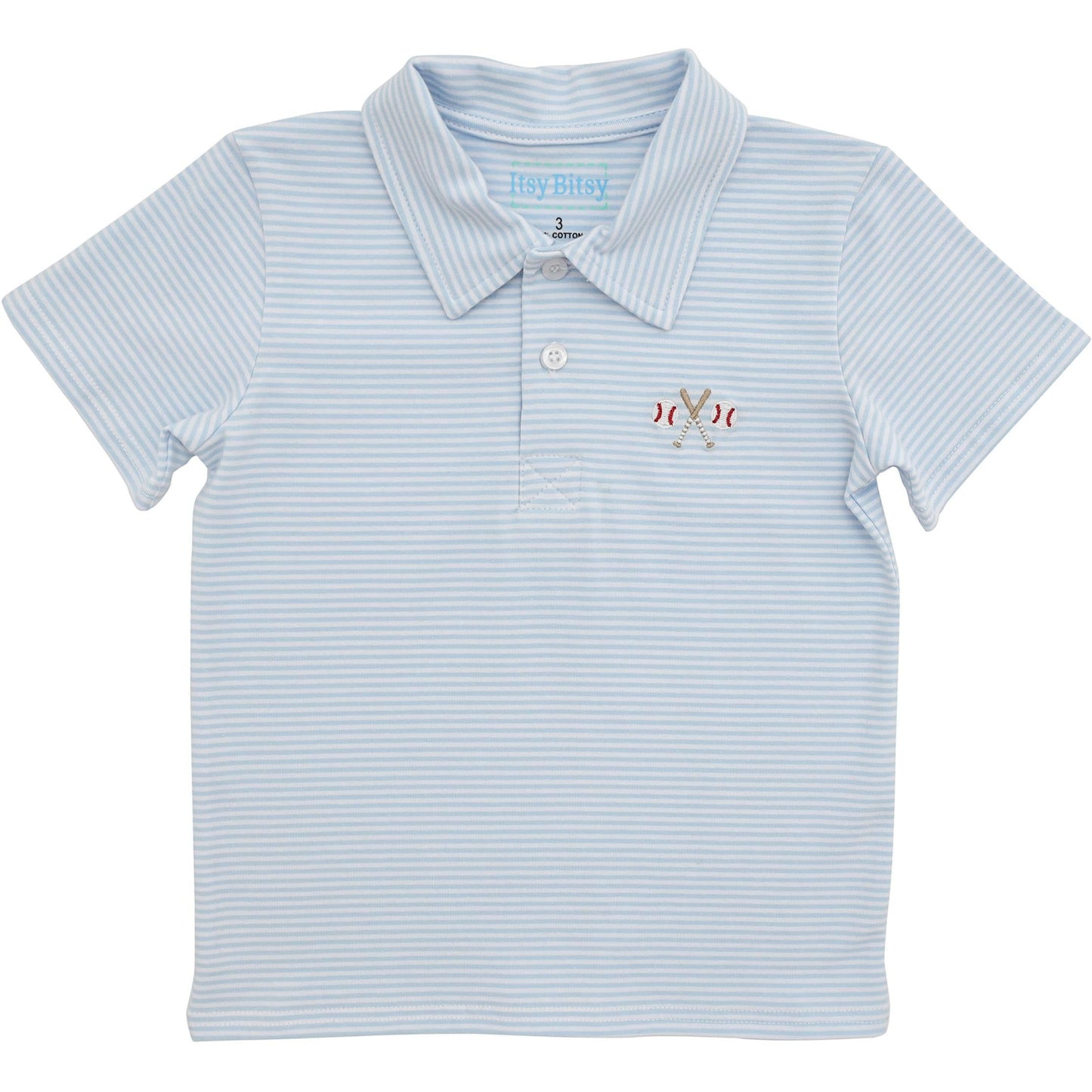 Itsy Bitsy Baseball Polo