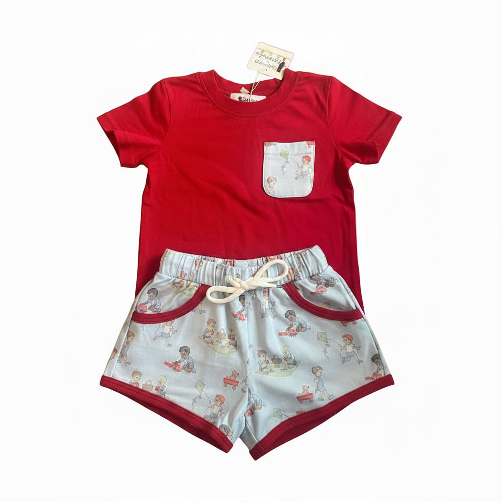 Carson and Friends Boys Playtime Short Set