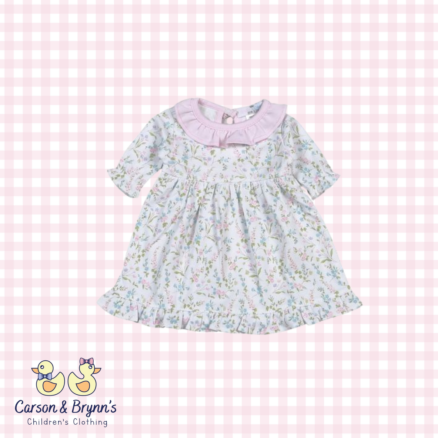 Baby Loren Vivian Floral Doll Dress