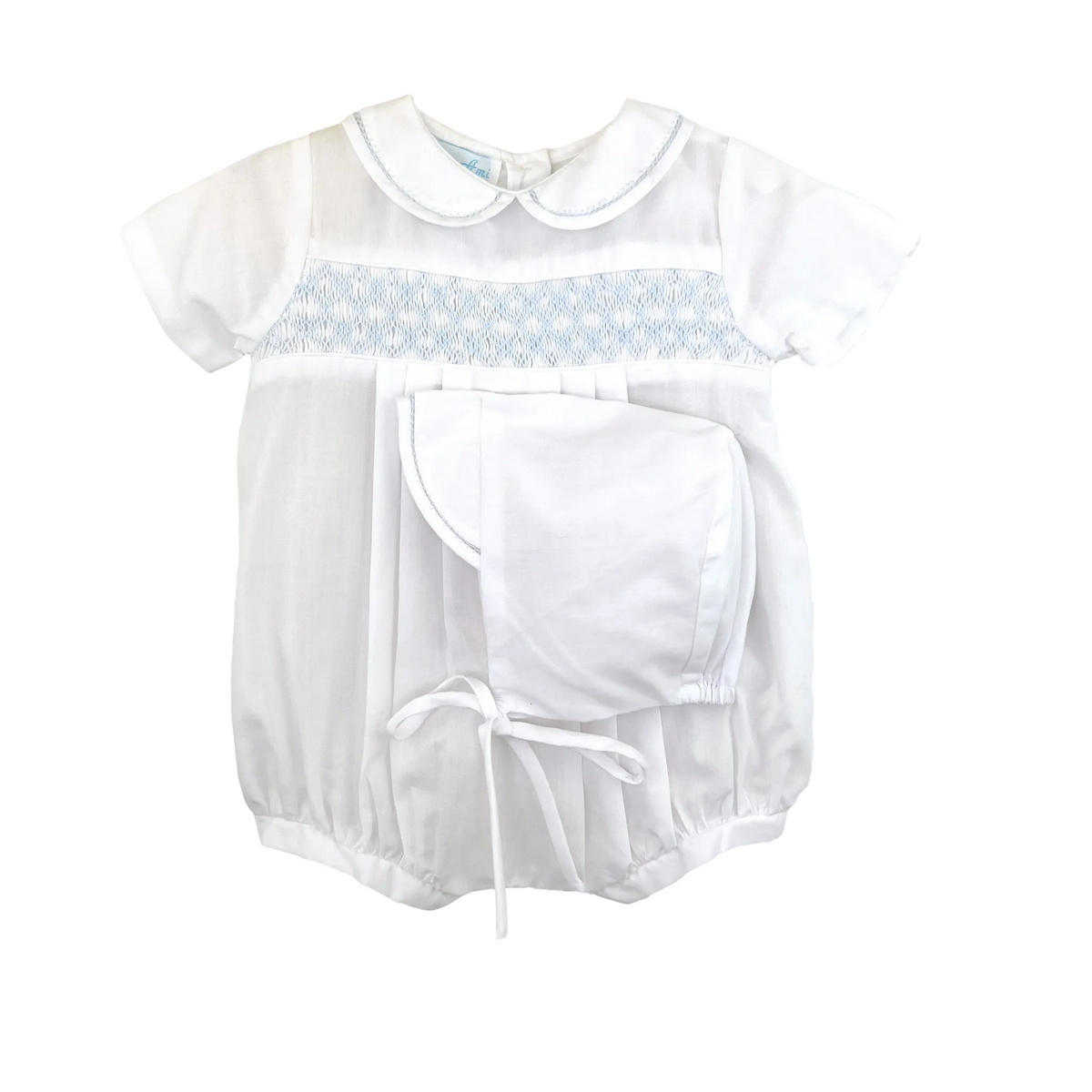 Petit Ami White Bubble and Bonnet