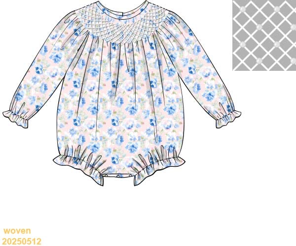 PRESALE ETA JANUARY- Blue and Pink Floral Bubble