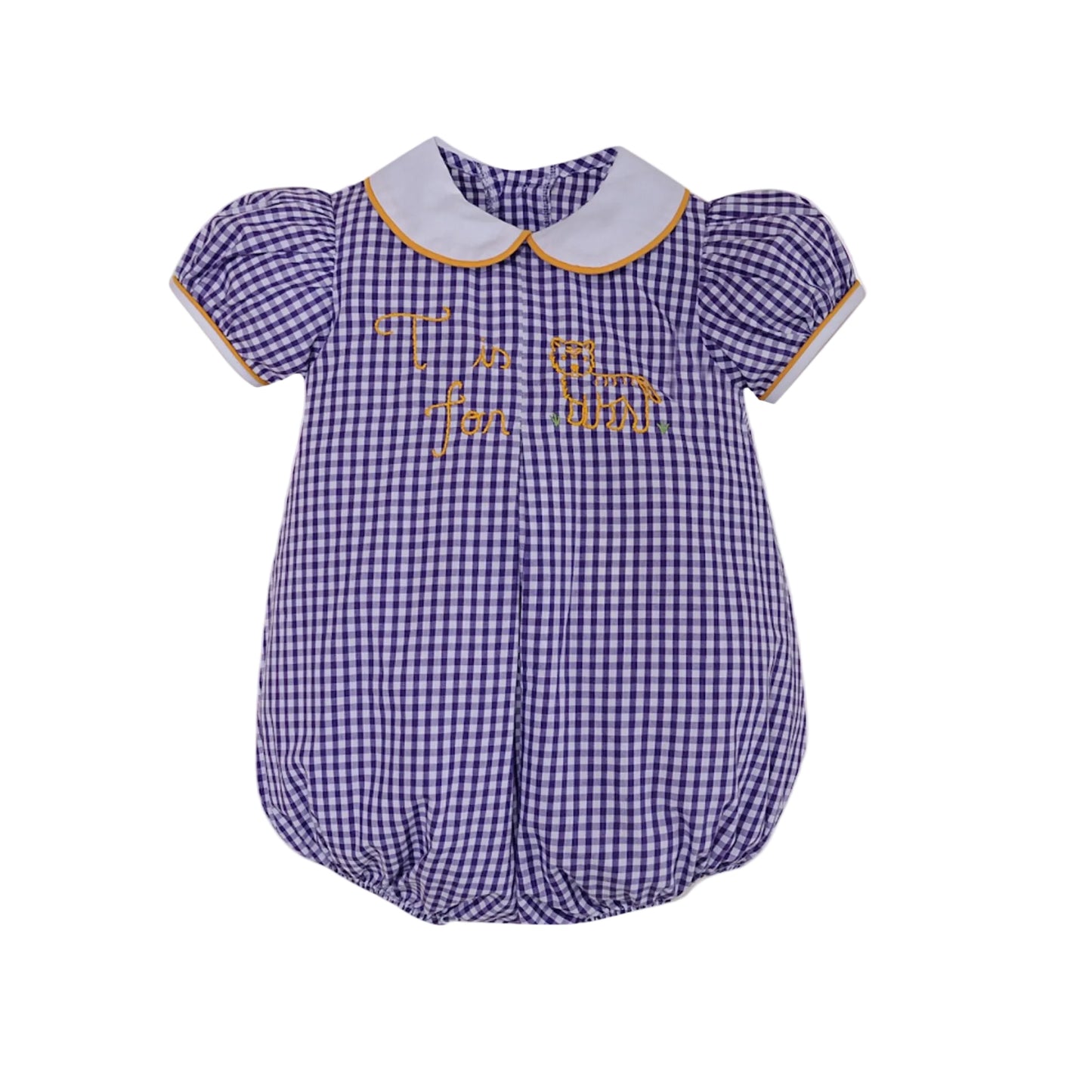 Southern Saturday "T is for Tiger" Girl Bubble