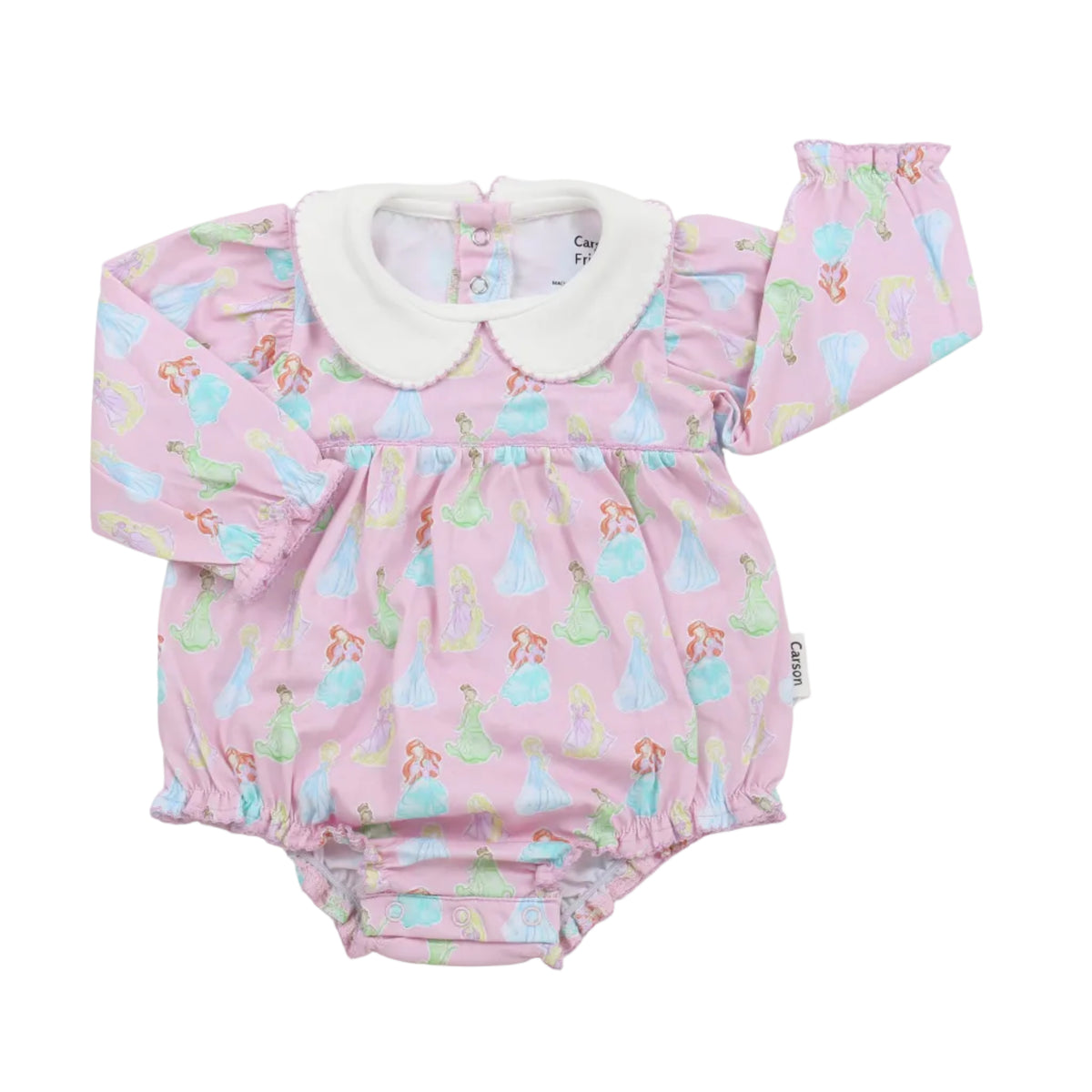 Carson and Friends Long Sleeve Girls Bubble- Princesses