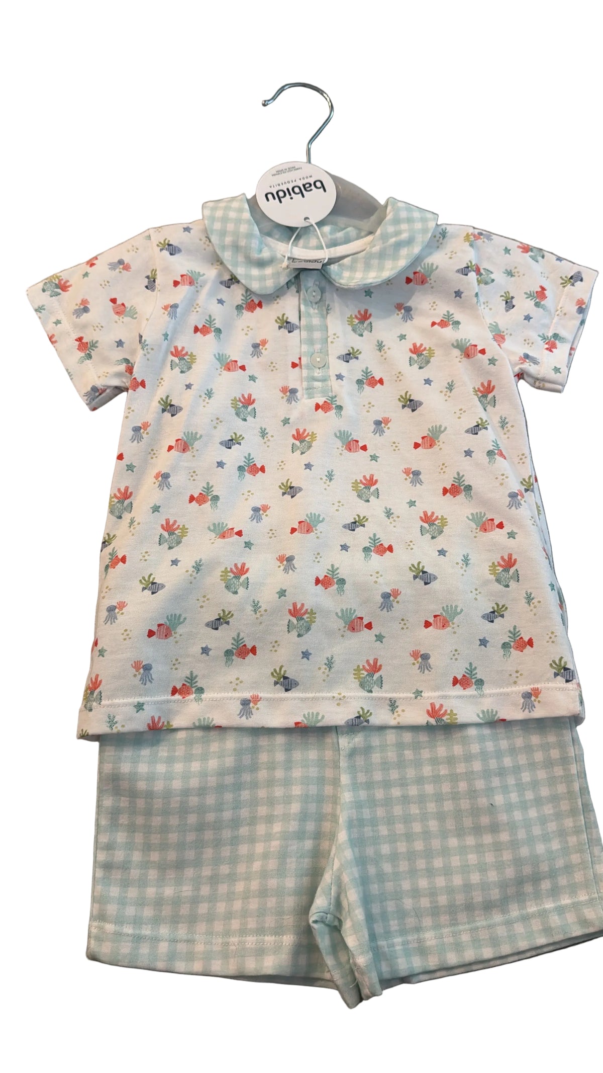 Babidu Boys Fishy Short Set