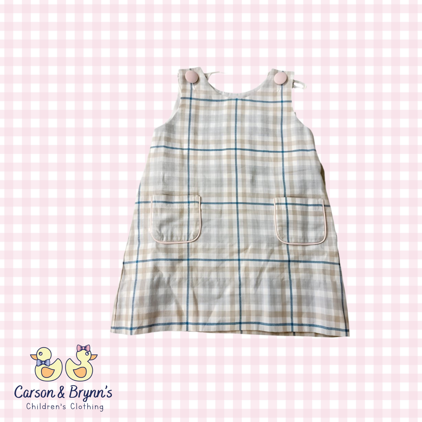 Lullaby Set Julia Jumper- Kirkland Plaid