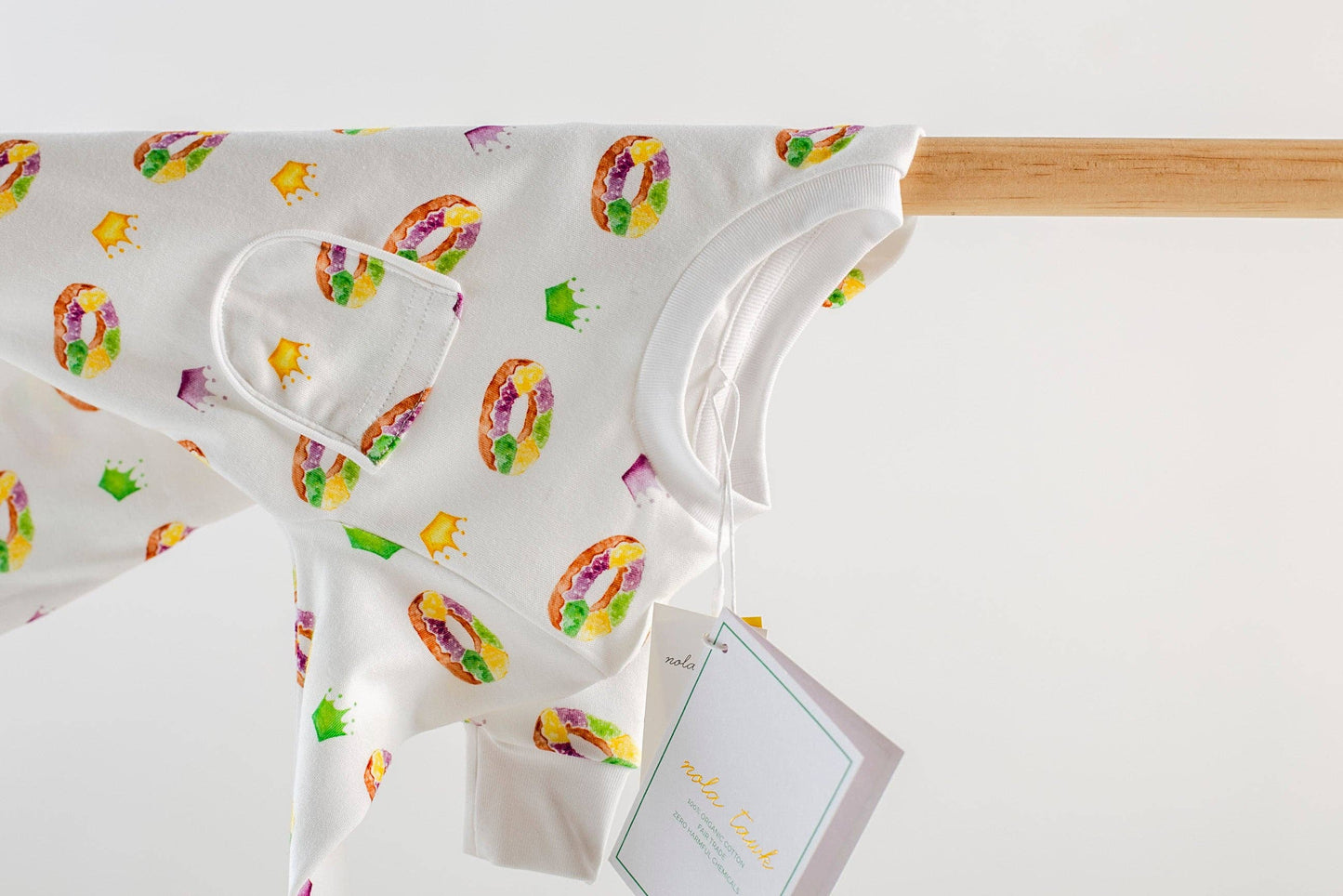 Nola Tawk - King Cake Organic Cotton Pajama Set