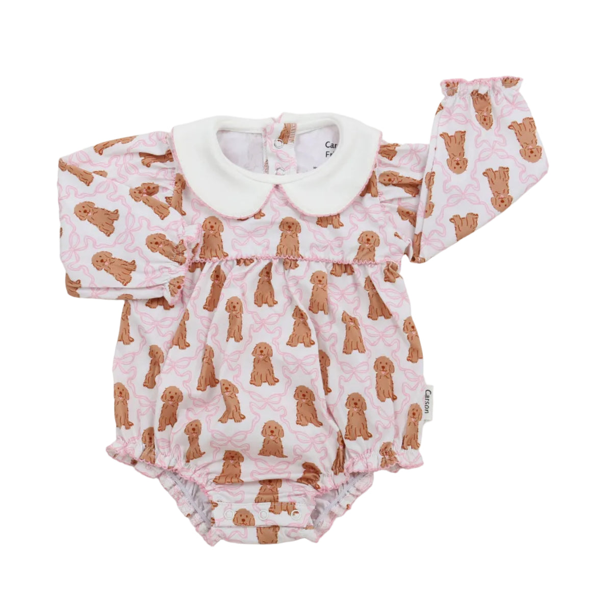 Carson and Friends Long Sleeve Girls Bubble- Goldendoodles