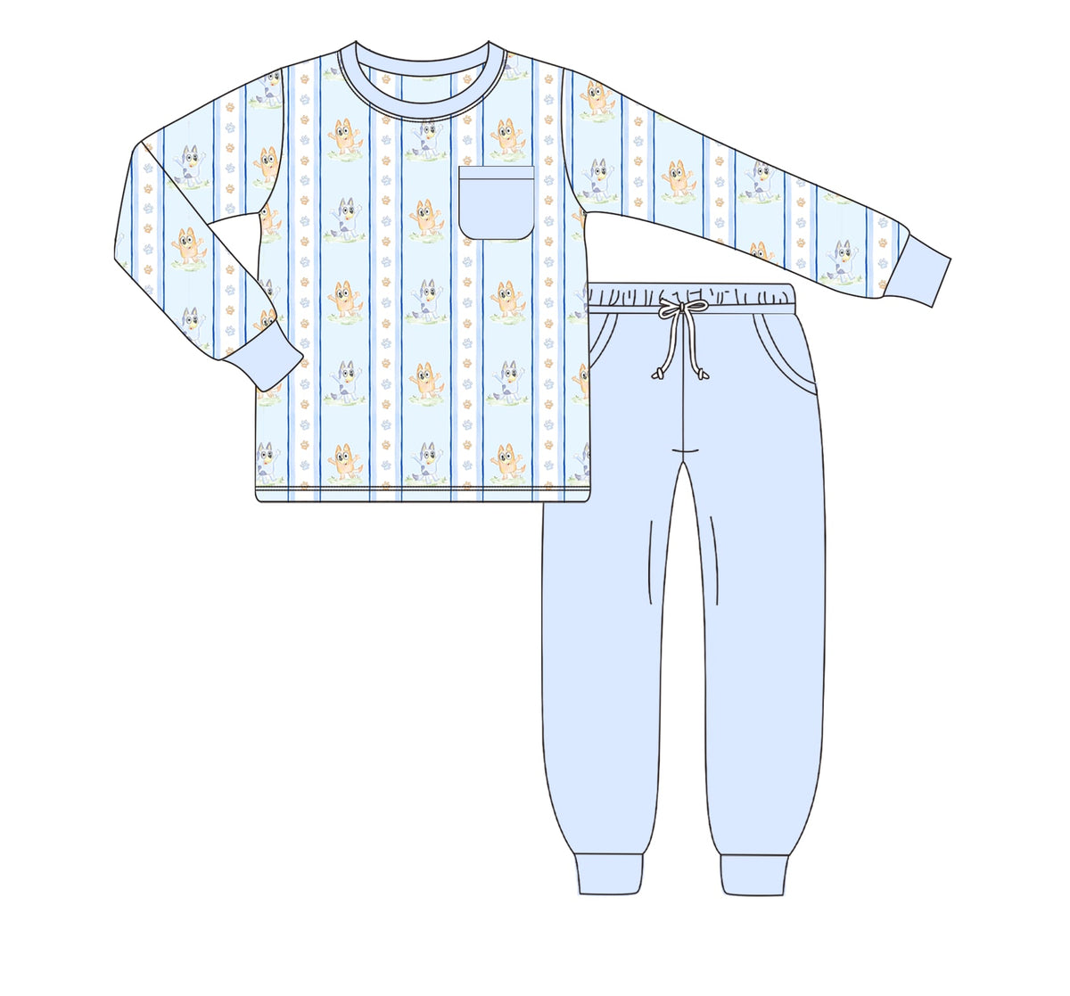 PRESALE ETA JANUARY- Blue Dog Jogger Set
