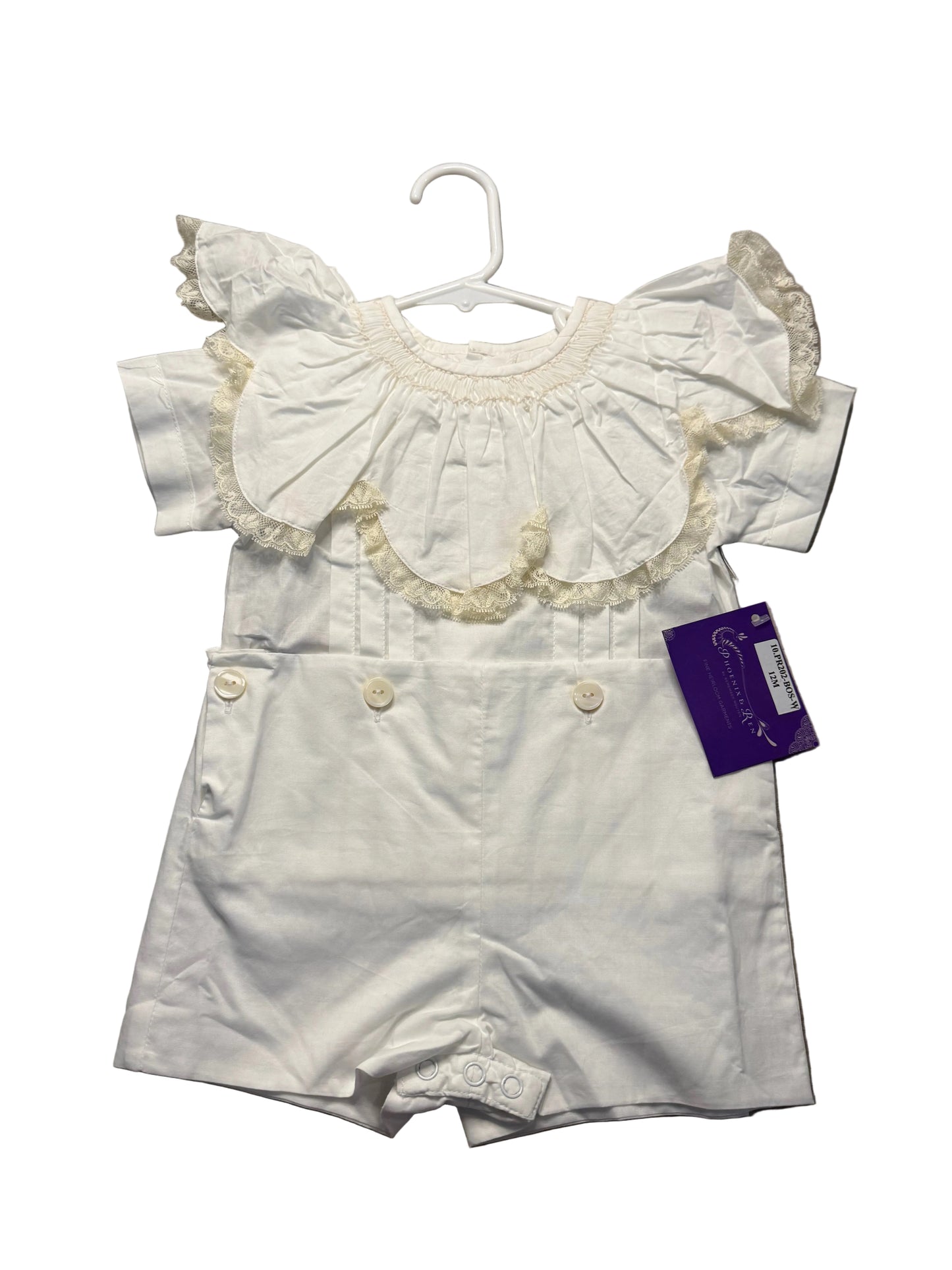 Phoenix and Ren Emery Romper White
