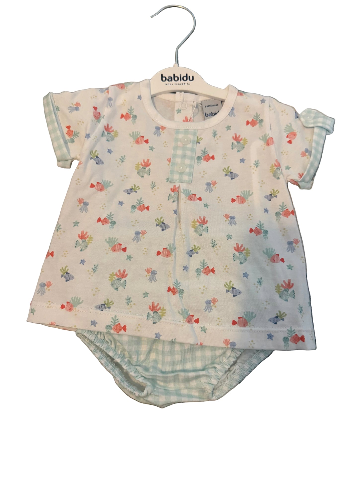 Babidu Baby Boys Fishies Bloomer Set