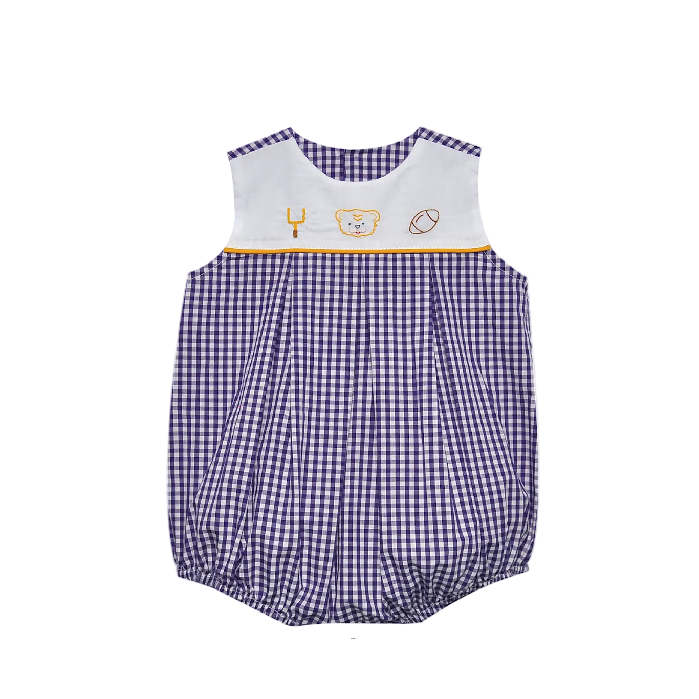 Southern Saturday Tiger Embroidered Bubble- Boys