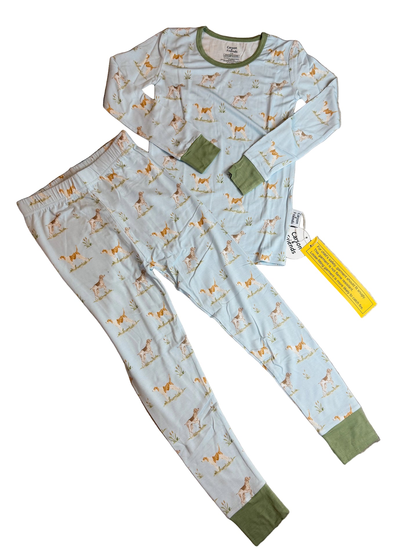 Carson and Friends Bamboo Viscose Pajama Set- Hunting Dogs