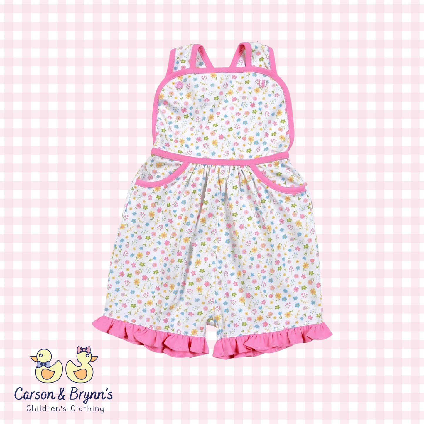 Baby Loren Ella Pink Floral Romper