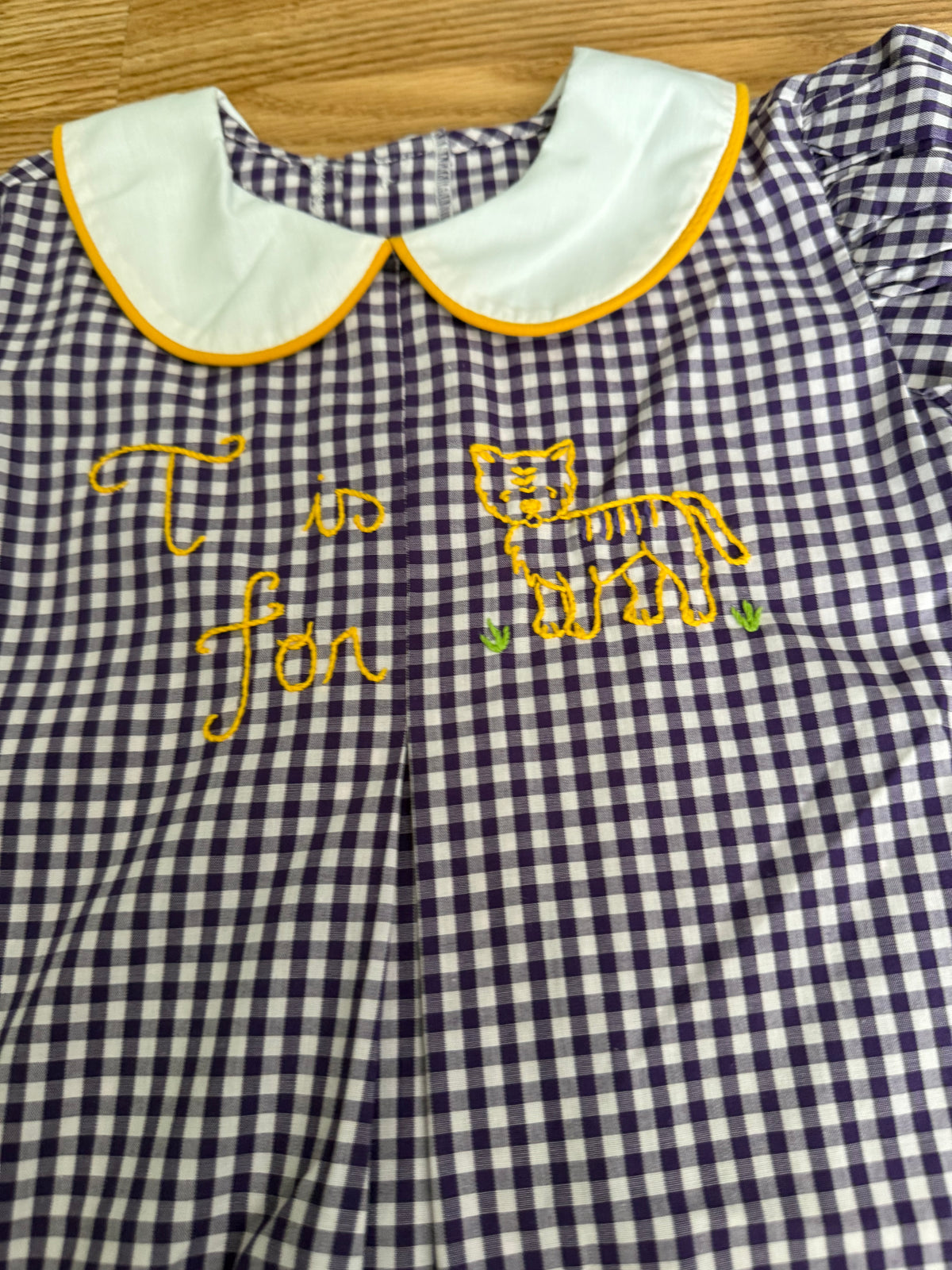 Southern Saturday T is for Tiger Dress