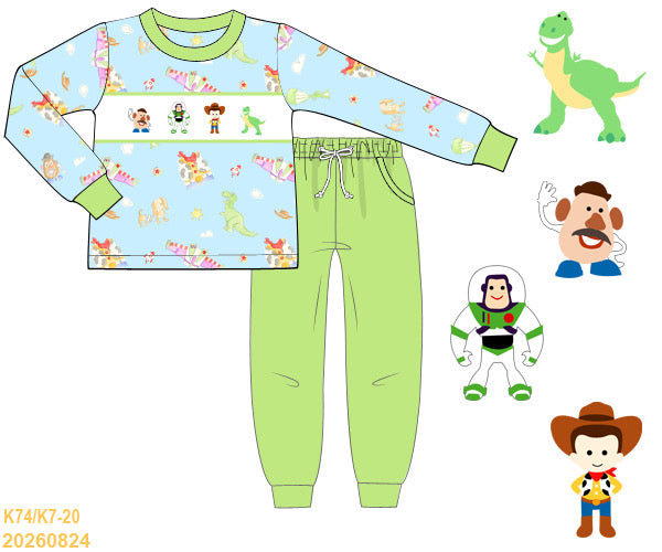 PRESALE ETA JANUARY- Friend in Me Smocked Jogger Set