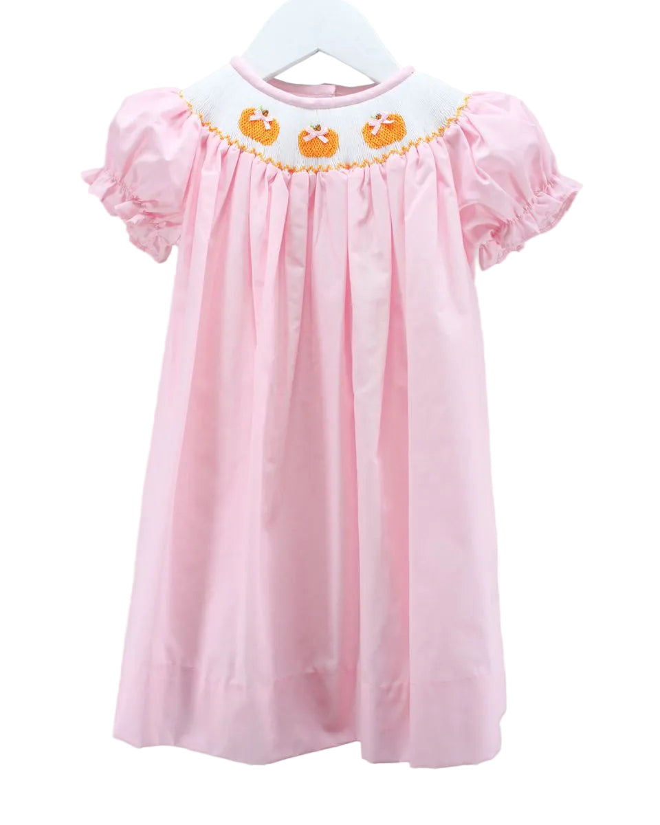 Baby Blessings Pink Pumpkins Lucy Dress