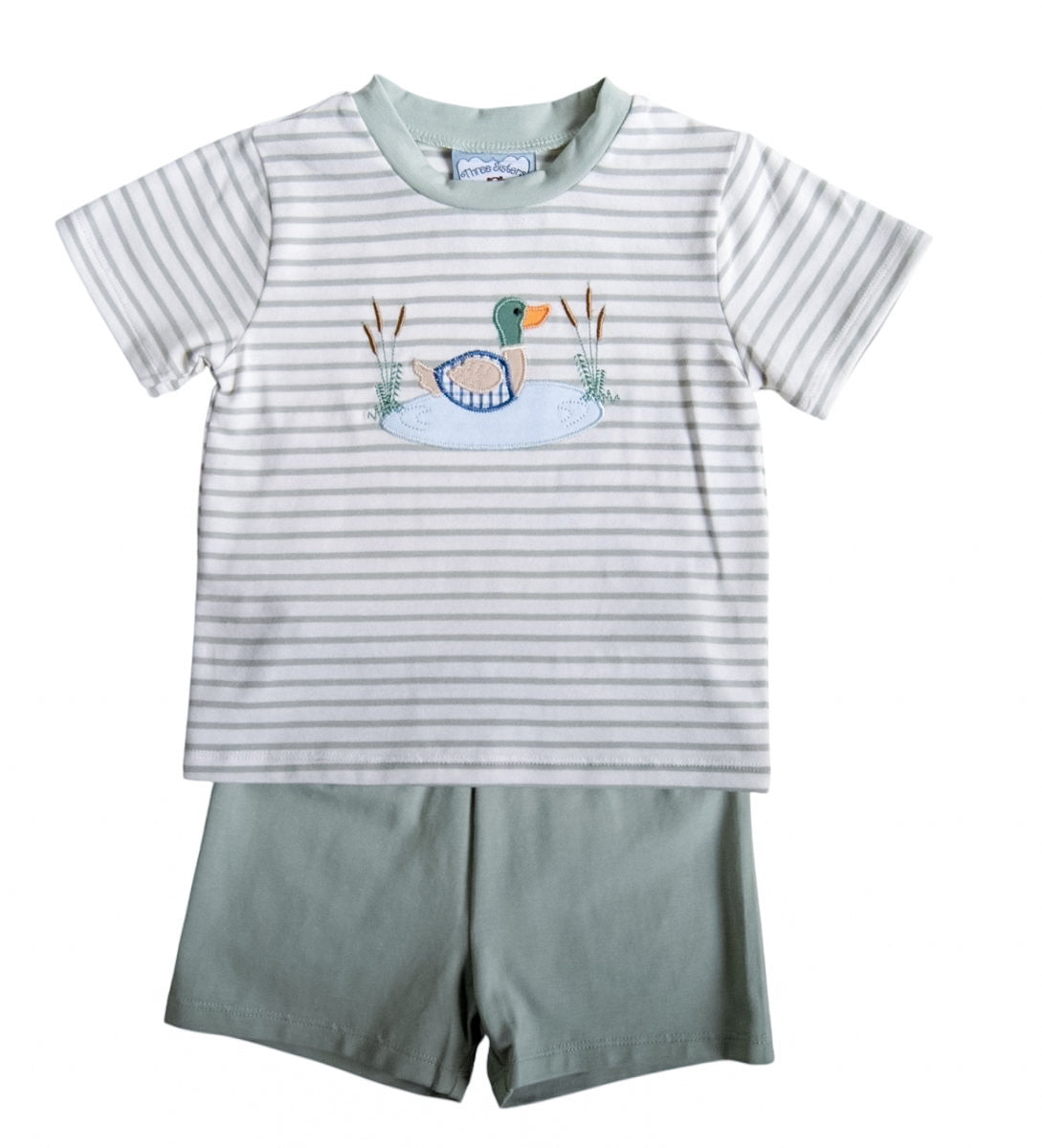 Duck Appliqué Short Set
