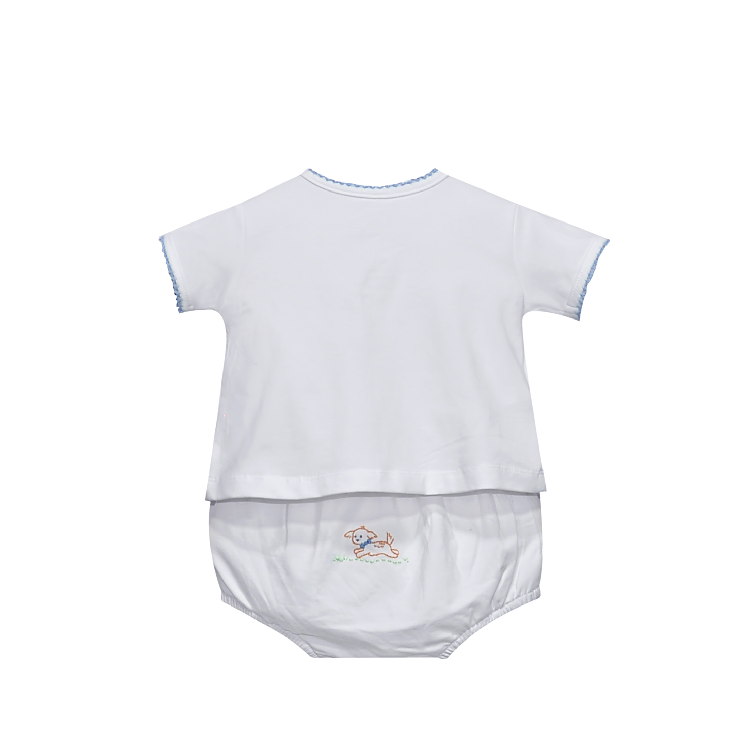 Baby Sen Brennan Diaper Set- Blue Puppy