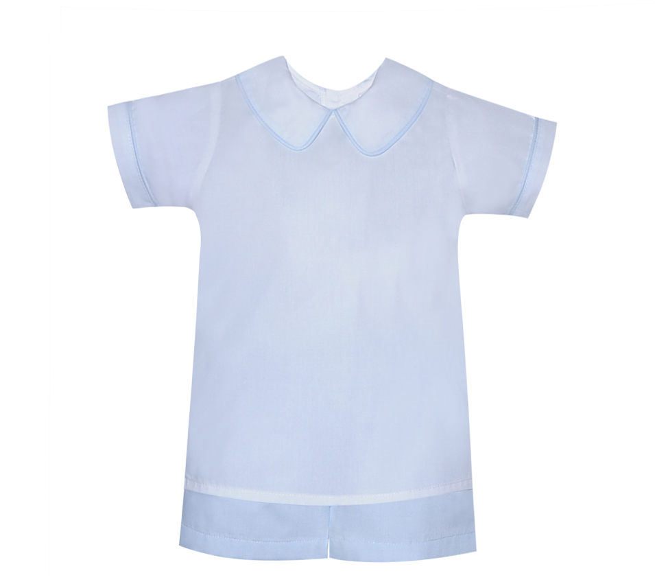 Remember Nguyen Madison Short Set- Baby Blue