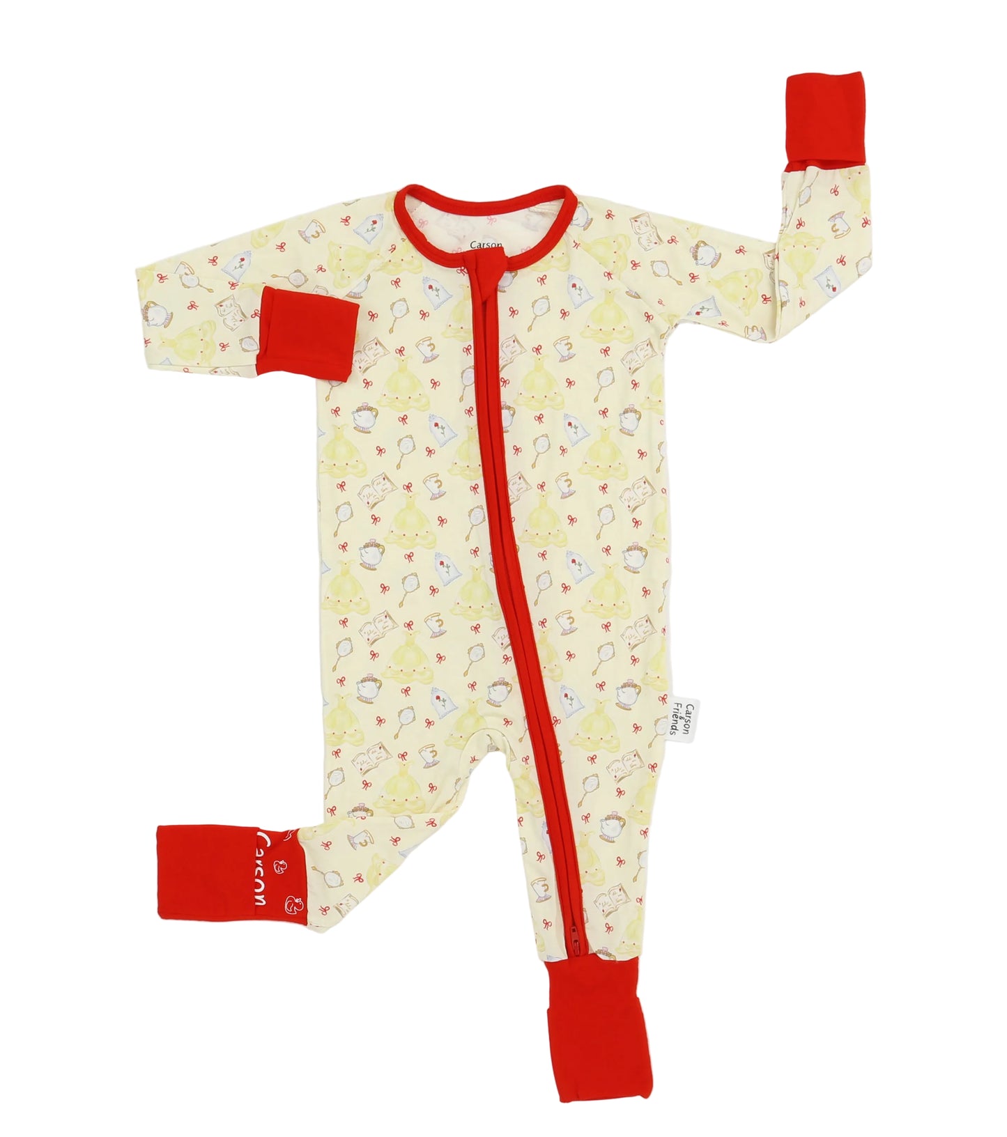 Carson and Friends Tale as Old as Time Bamboo Viscose Zippy