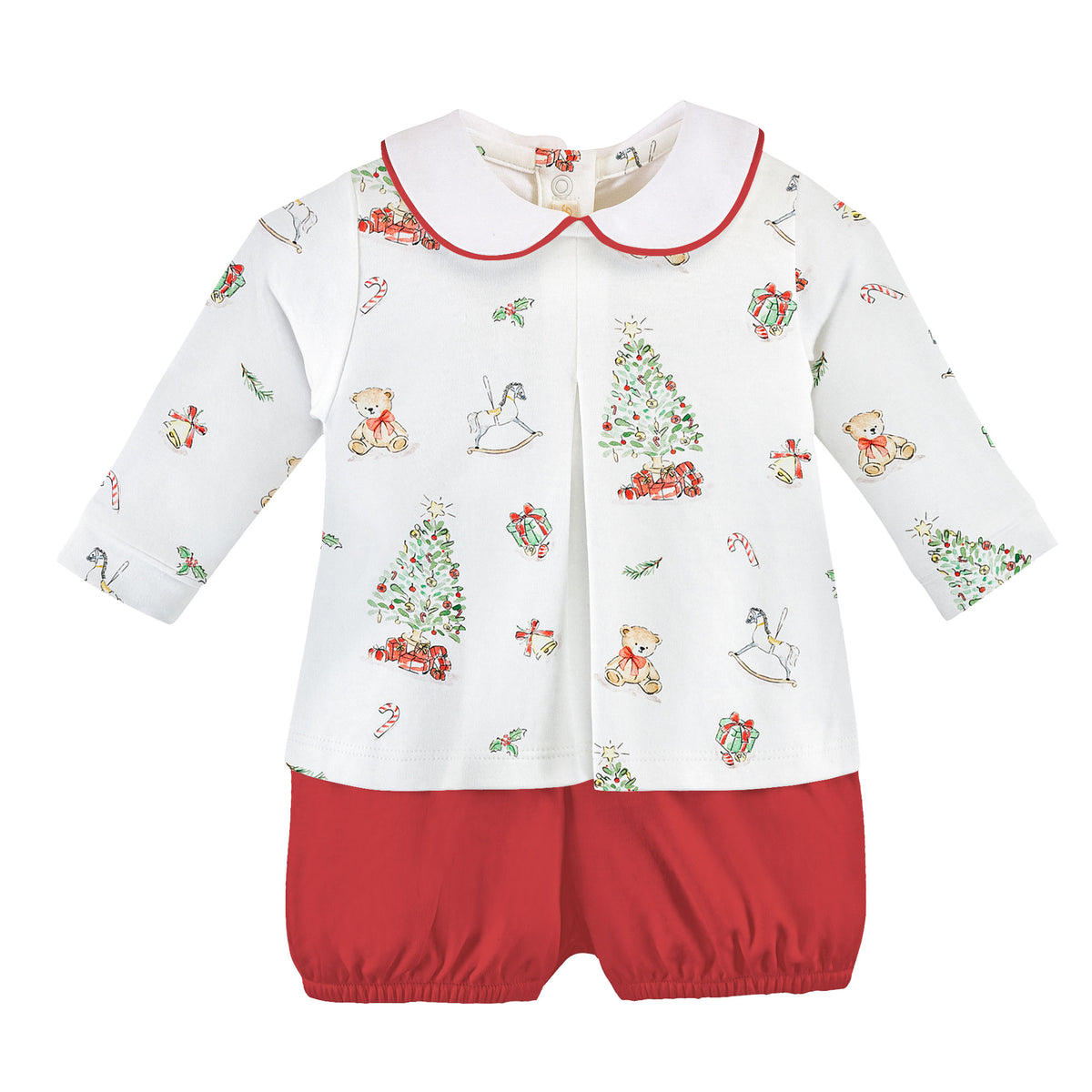 Baby Club Chic Christmas Tree Diaper Set