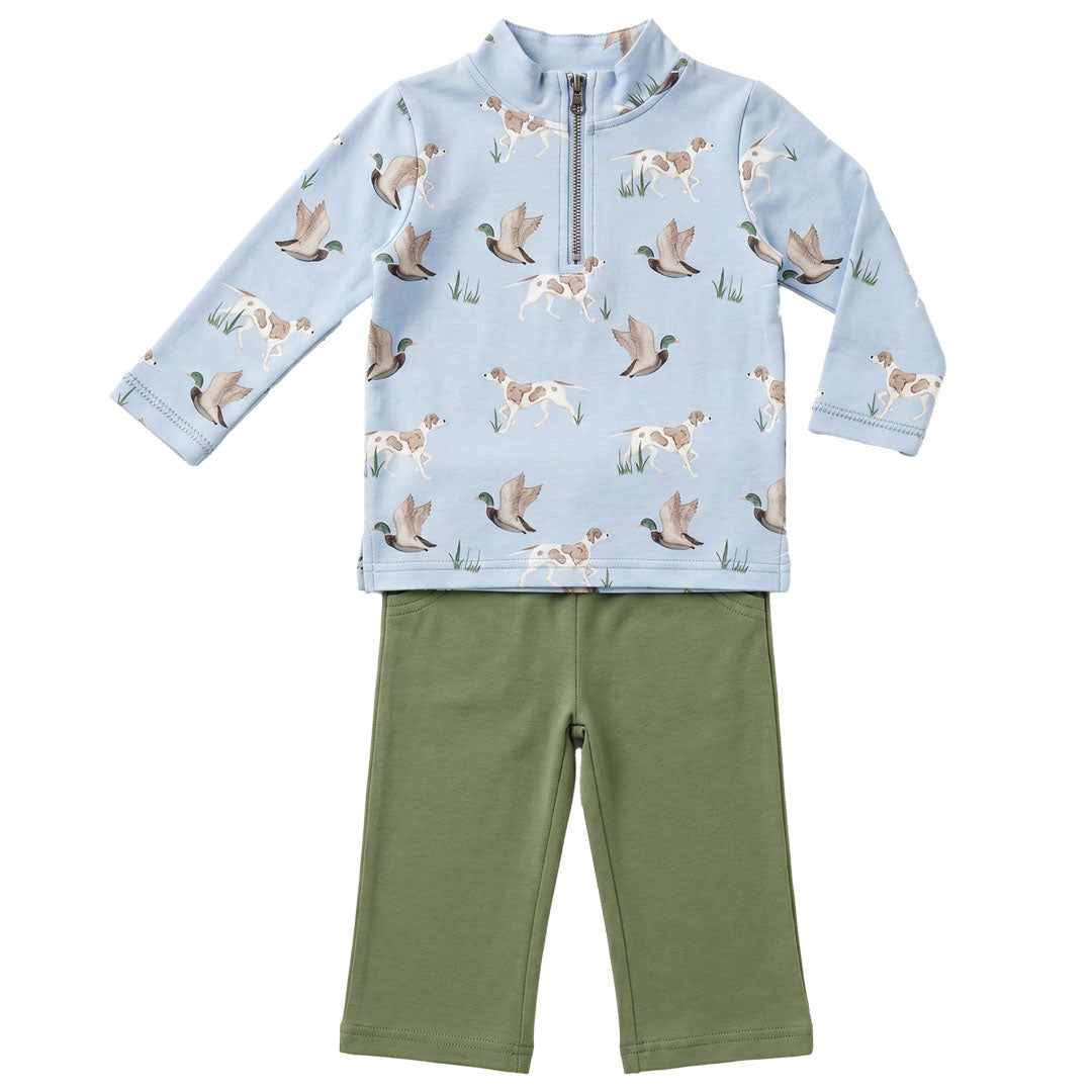Ishtex Duck Hunt Quarter Zip and Pants