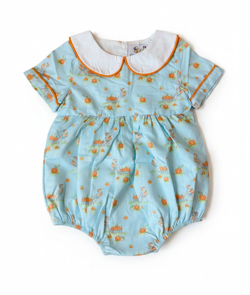 Carson and Friends Pumpkin Patch Bubble- Blue