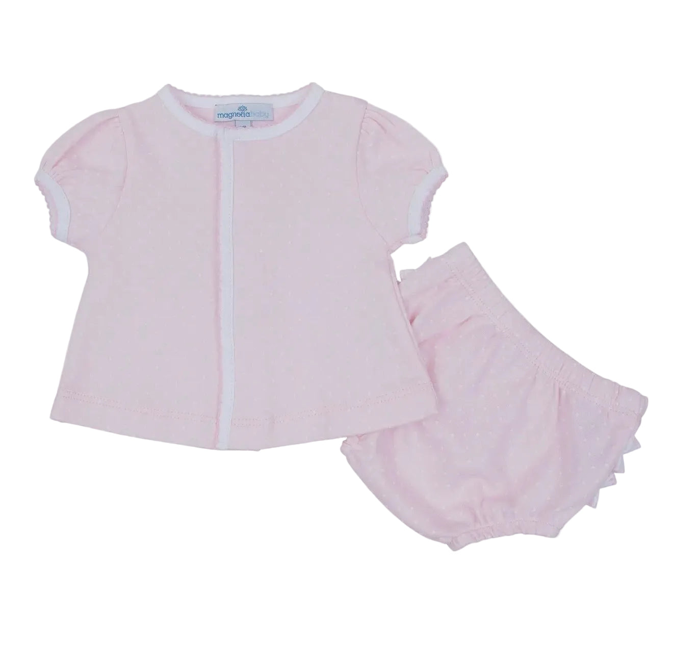 Magnolia Baby Simply Sweet Diaper Set- Pink