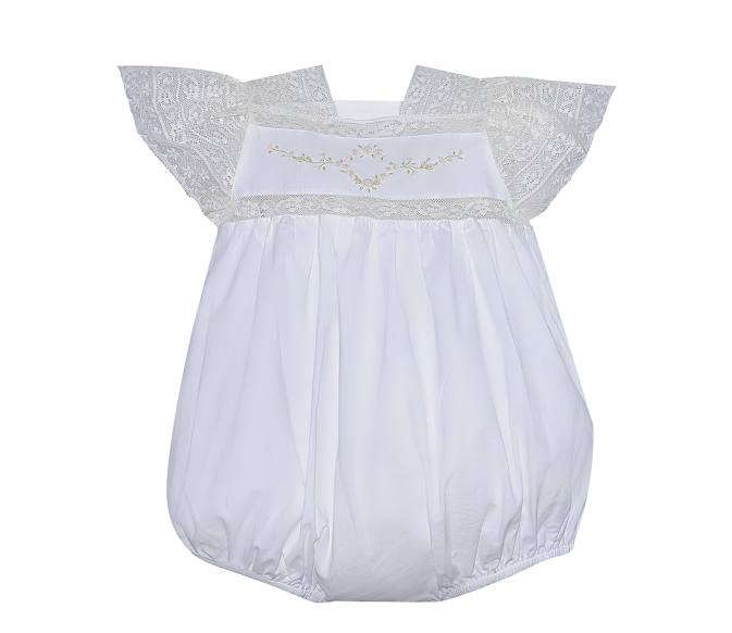 Phoenix and Ren Mary Frances Girl Bubble- White