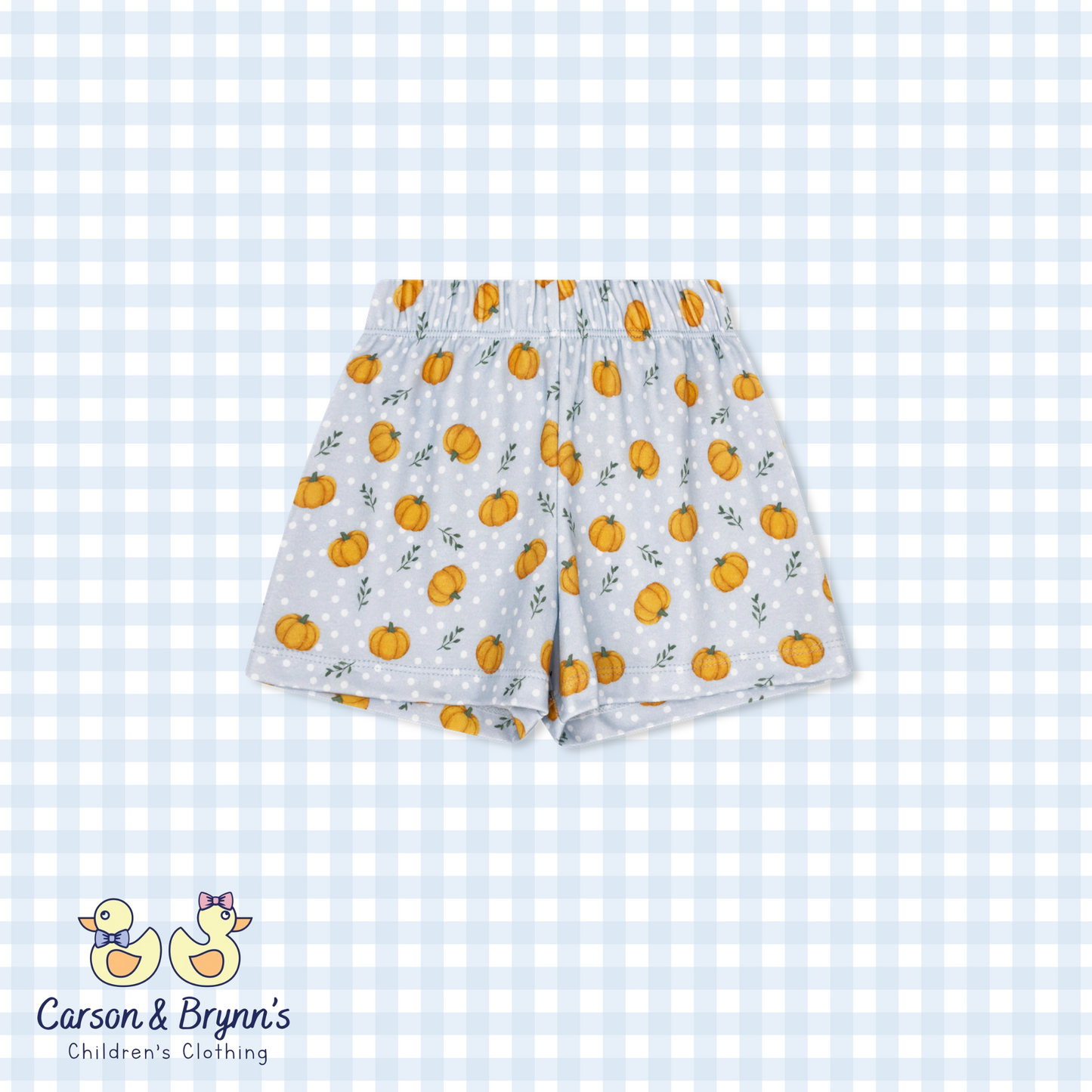 Lullaby Set Sibley Shirt and Stewart Short- Pumpkin Patch Delight