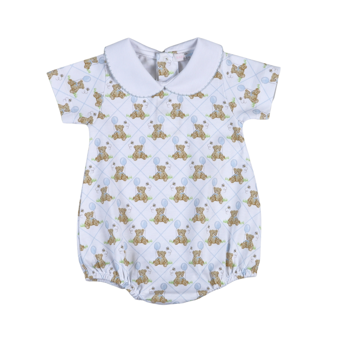 Baby Loren Teddy Bear Blue Bubble