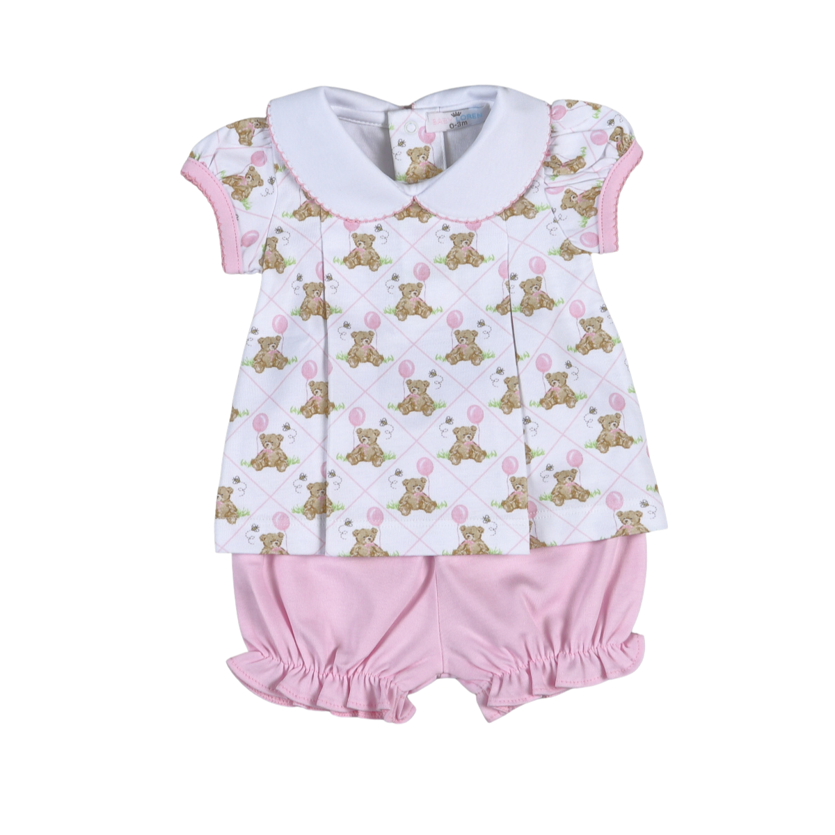 Baby Loren Teddy Bear Bloomer Set