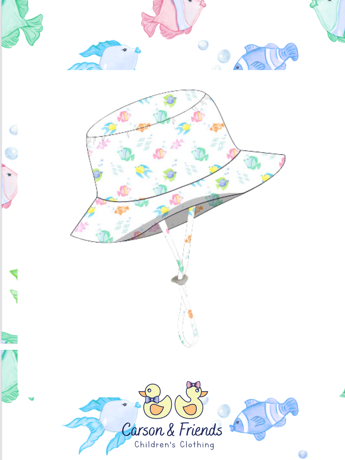 Carson and Friends Fishy Swim Sunhat
